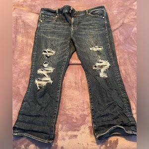 American Eagle Artist Crop Jeans Size 18